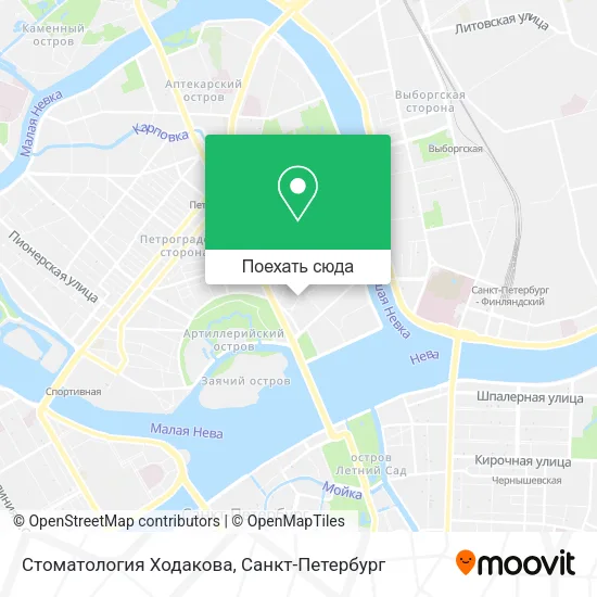 Карта Стоматология Ходакова