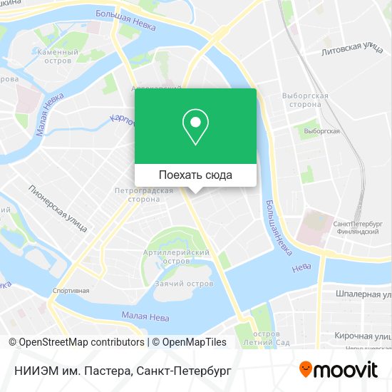 Карта НИИЭМ им. Пастера