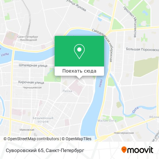 Карта суворовский проспект спб