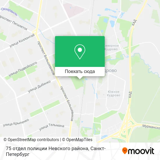 Карта 75 отдел полиции Невского района