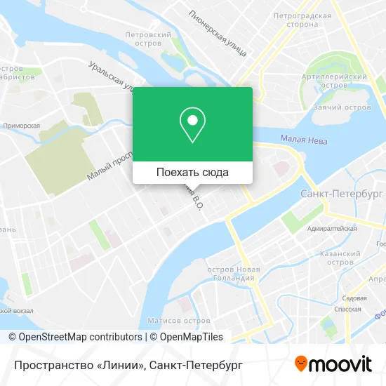 Карта Пространство «Линии»
