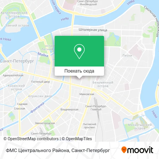 Карта ФМС Центрального Района