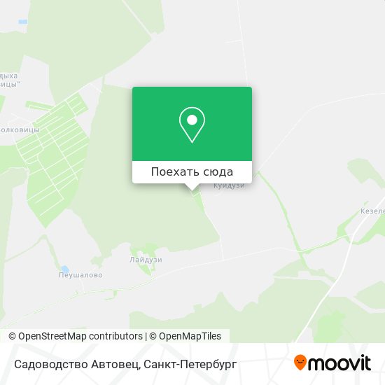 Карта Садоводство Автовец