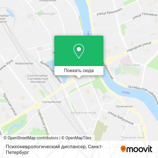 Карта Психоневрологический диспансер