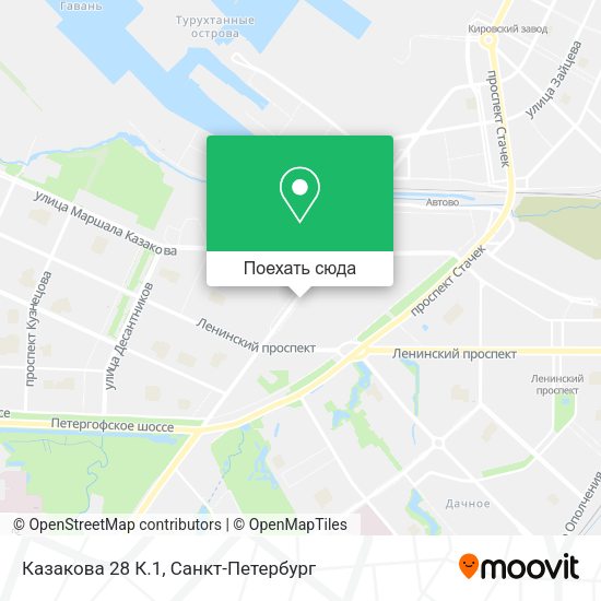 Карта Казакова 28 К.1