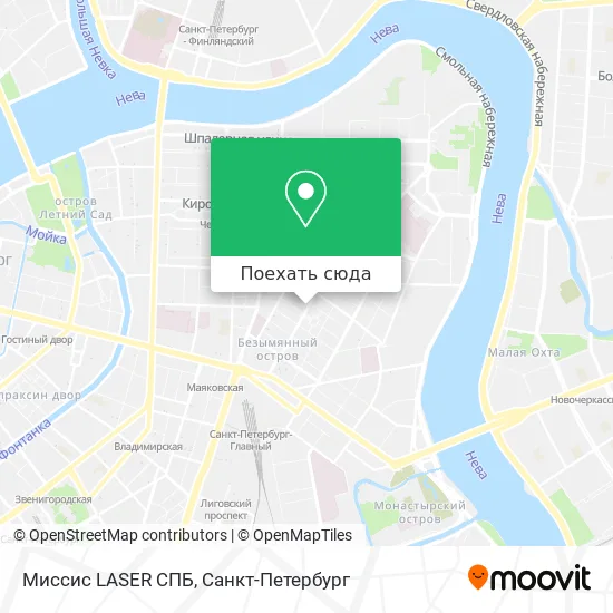 Карта Миссис LASER СПБ