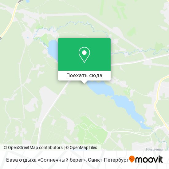 Карта База отдыха «Солнечный берег»
