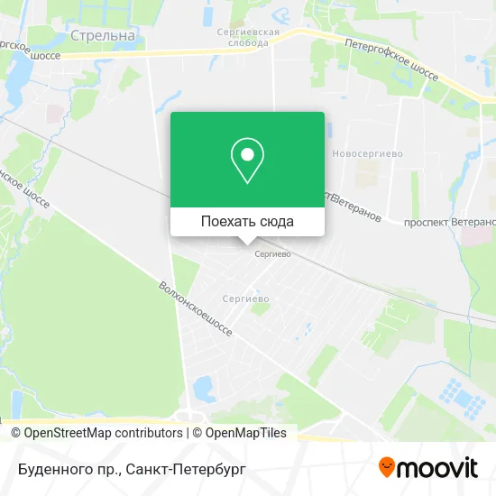 Карта Буденного пр.