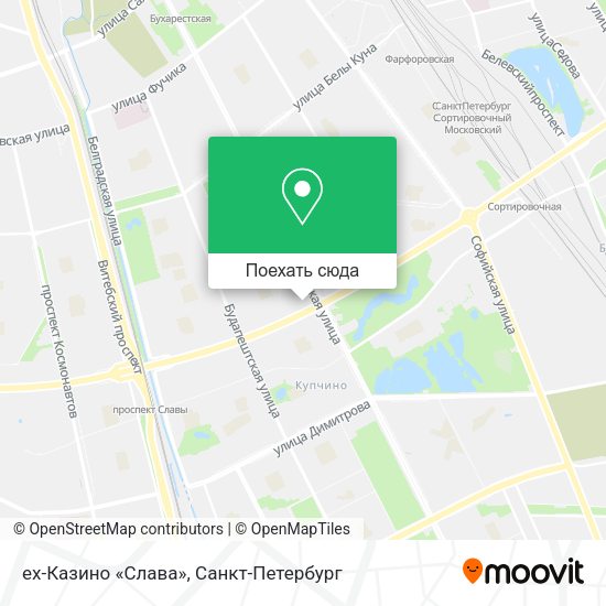 Карта ex-Казино «Слава»