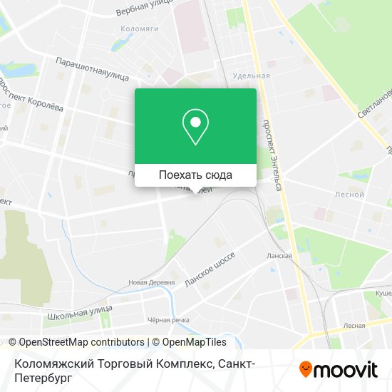Карта Коломяжский Торговый Комплекс