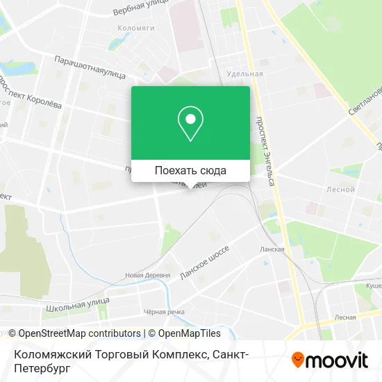 Карта Коломяжский Торговый Комплекс