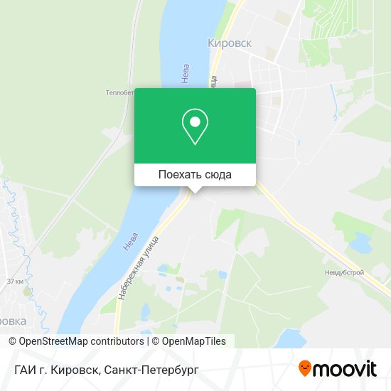 Карта ГАИ г. Кировск