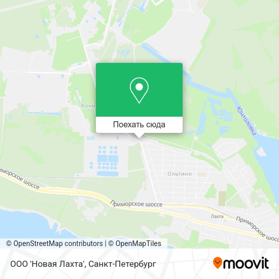 Карта ООО 'Новая Лахта'
