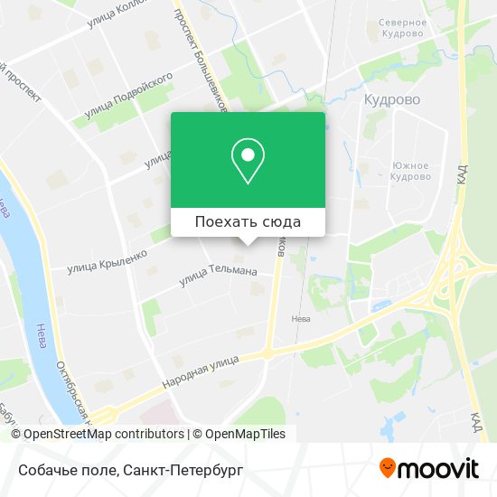 Карта Собачье поле