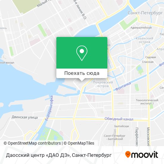 Карта Даосский центр «ДАО ДЭ»