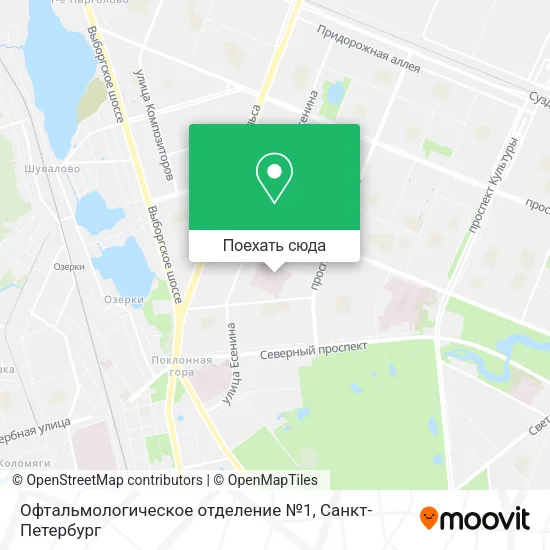 Карта Офтальмологическое отделение №1
