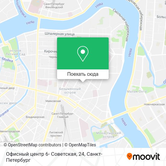 Карта Офисный центр 6- Советская, 24
