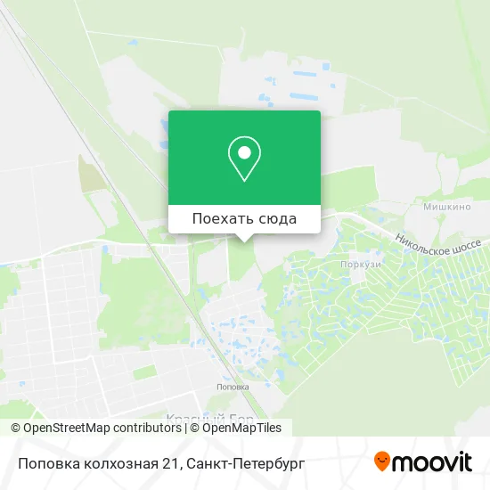 Карта Поповка колхозная 21