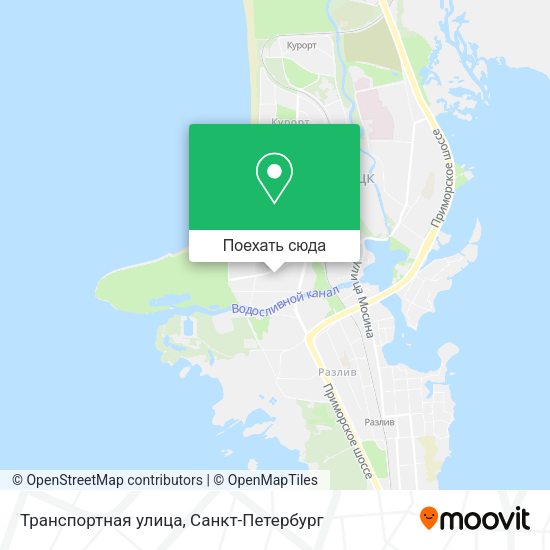 Карта Транспортная улица