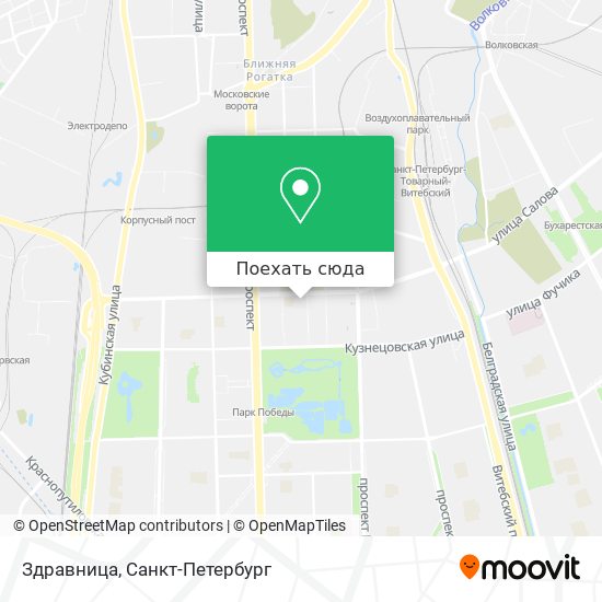 Карта Здравница