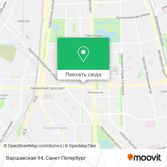 Карта Варшавская 94
