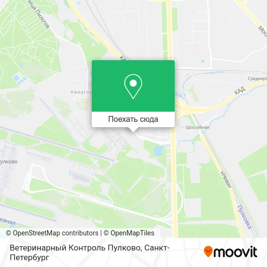 Карта Ветеринарный Контроль Пулково