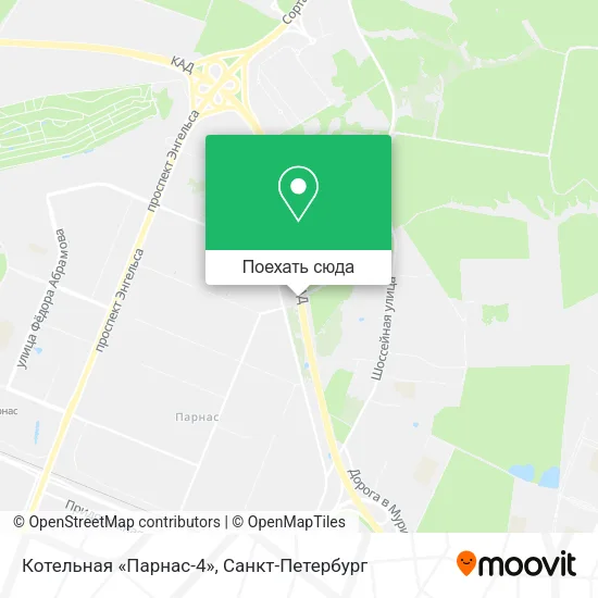 Карта Котельная «Парнас-4»