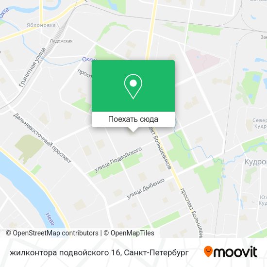Карта жилконтора подвойского 16