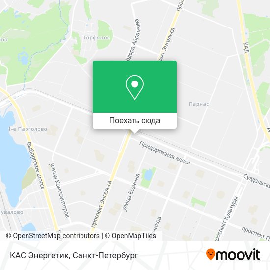 Карта КАС Энергетик