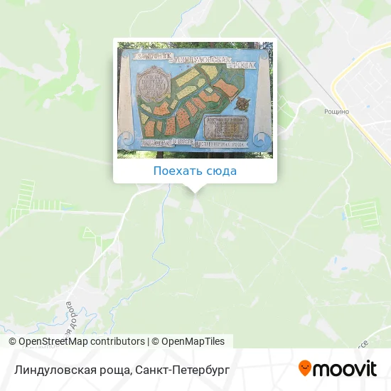 Карта Линдуловская роща