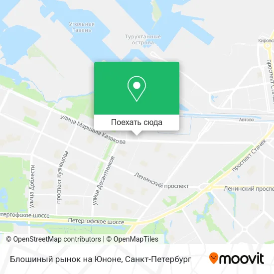Карта Блошиный рынок на Юноне
