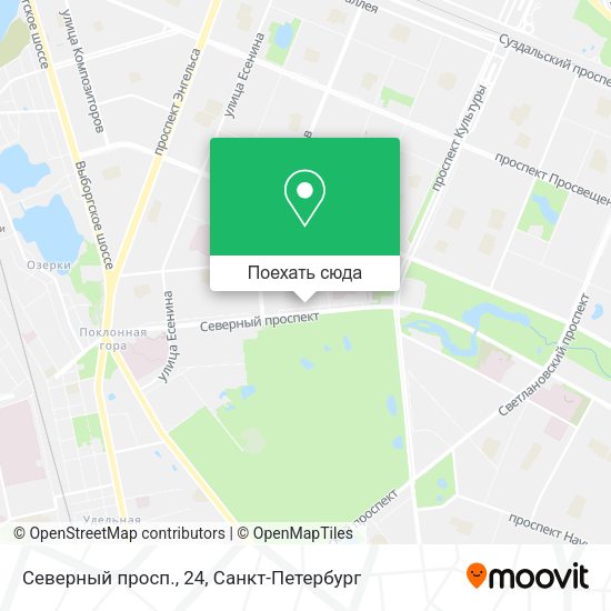 Карта Северный просп., 24