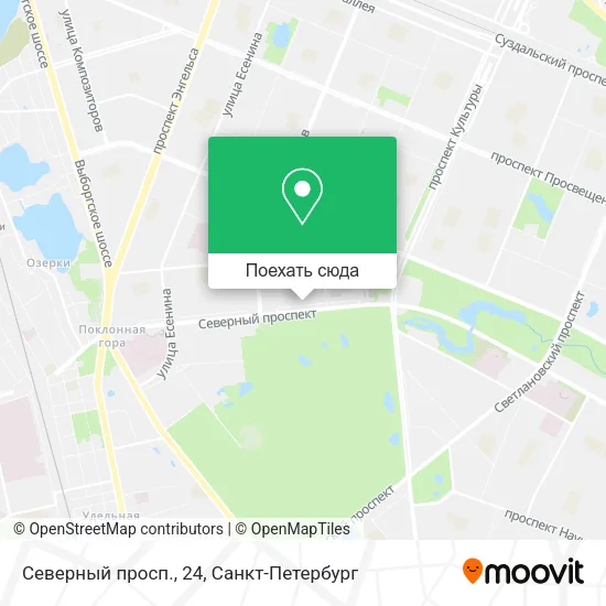 Карта Северный просп., 24