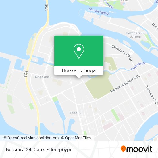 Карта Беринга 34