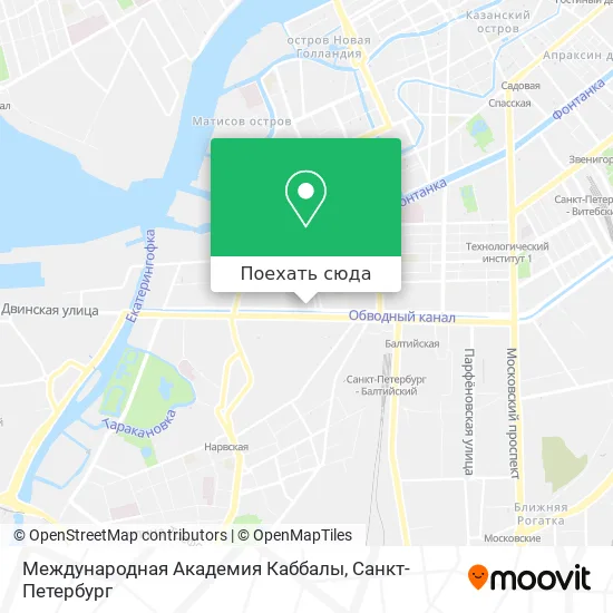 Карта Международная Академия Каббалы