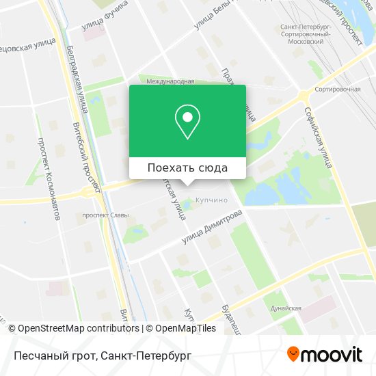 Карта Песчаный грот