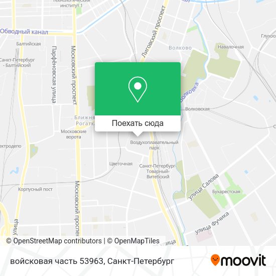 Карта войсковая часть 53963