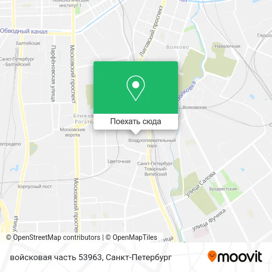 Карта войсковая часть 53963