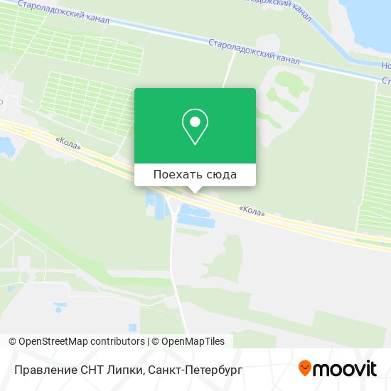 Карта Правление СНТ Липки