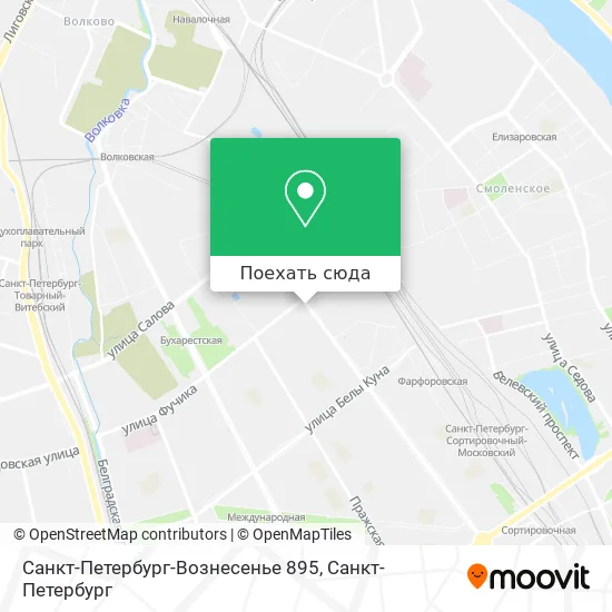 Карта Санкт-Петербург-Вознесенье  895