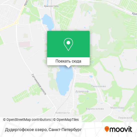 Карта Дудергофское озеро
