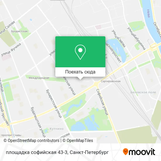 Карта площадка софийская 43-3