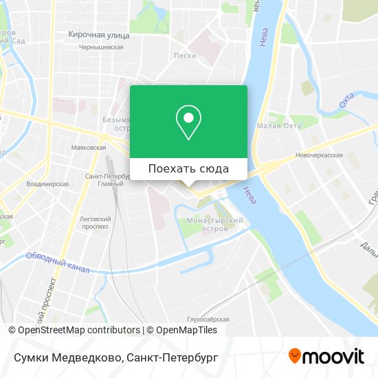 Карта Сумки Медведково