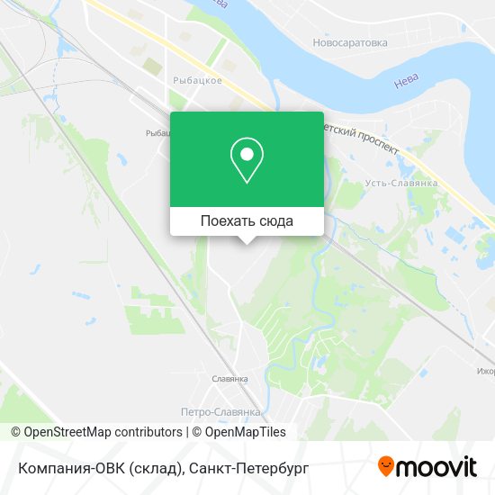 Карта Компания-ОВК (склад)
