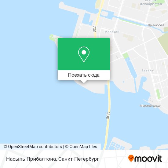 Карта Насыпь Прибалтона