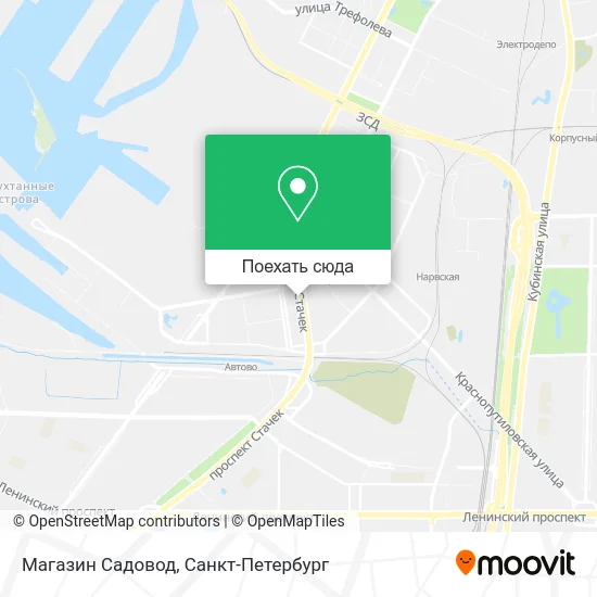 Карта Магазин Садовод