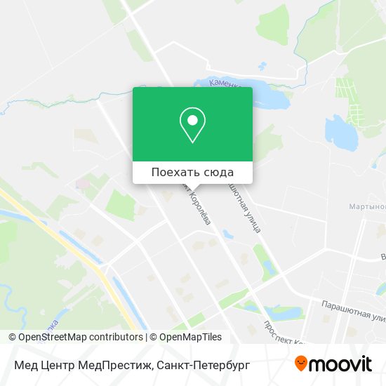 Карта Мед Центр МедПрестиж