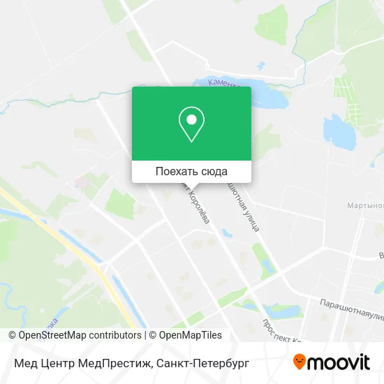 Карта Мед Центр МедПрестиж