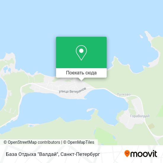 Карта База Отдыха "Валдай"