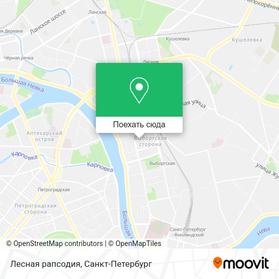 Карта Лесная рапсодия